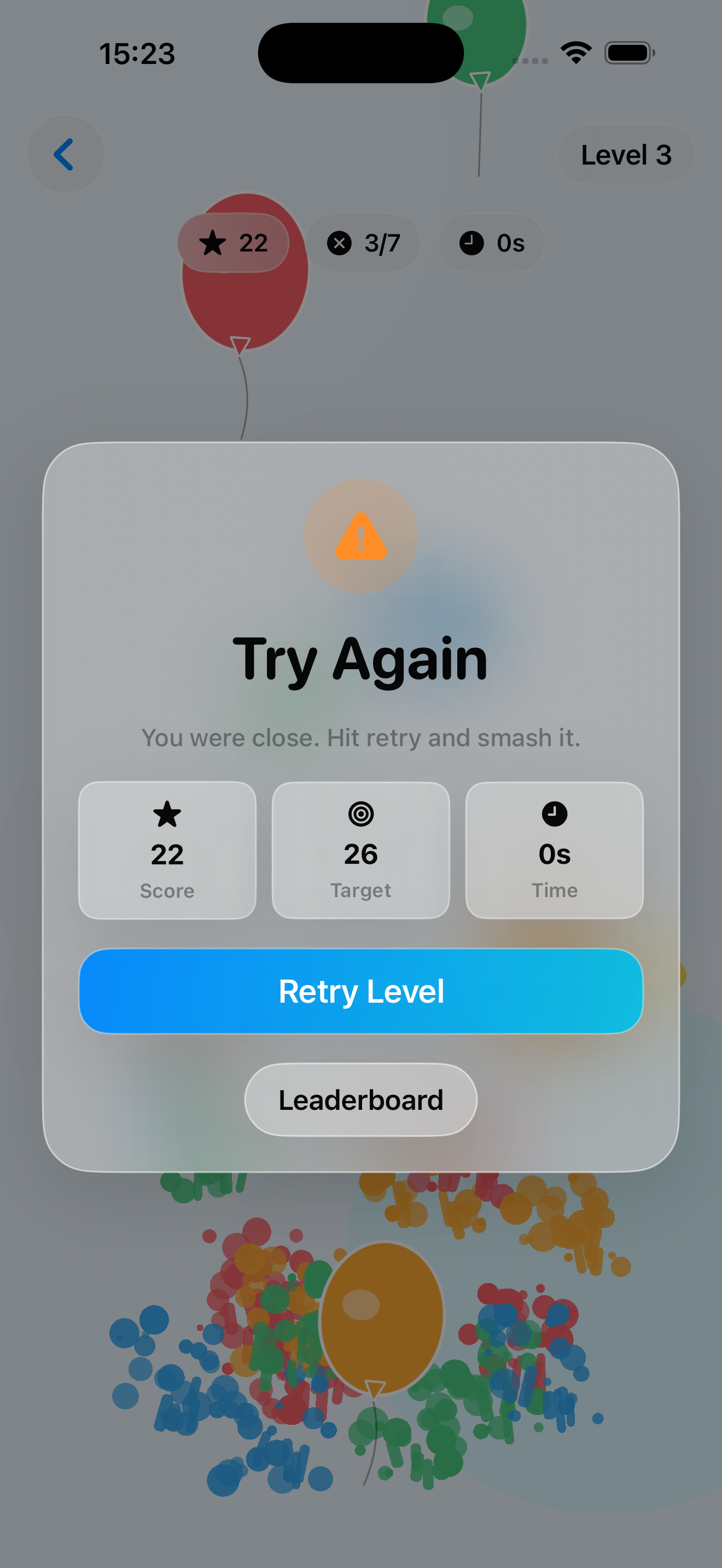 Balloon Popop home screen